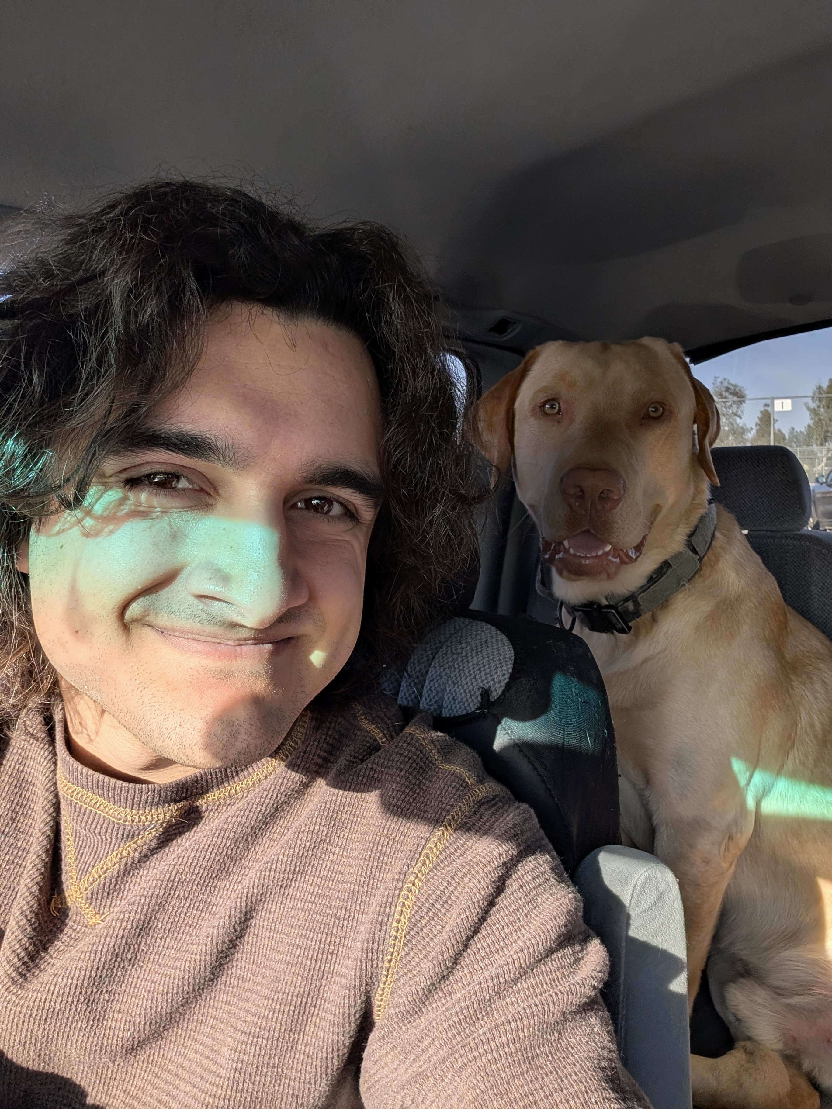 Picture of me and my dog